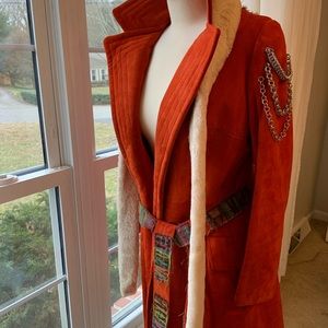 Steampunk One of A Kind Suede Coat